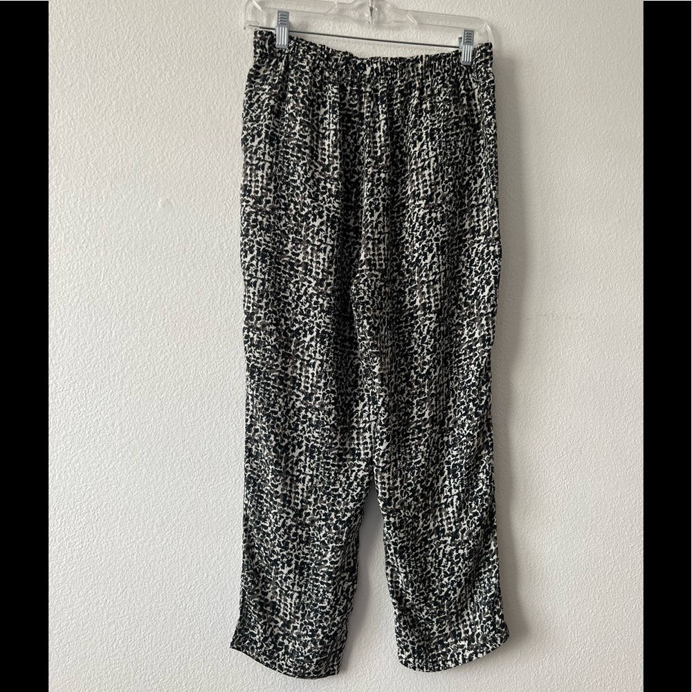 Zara Basic Animal Print Dot Jogger Pants - Picture 2 of 6